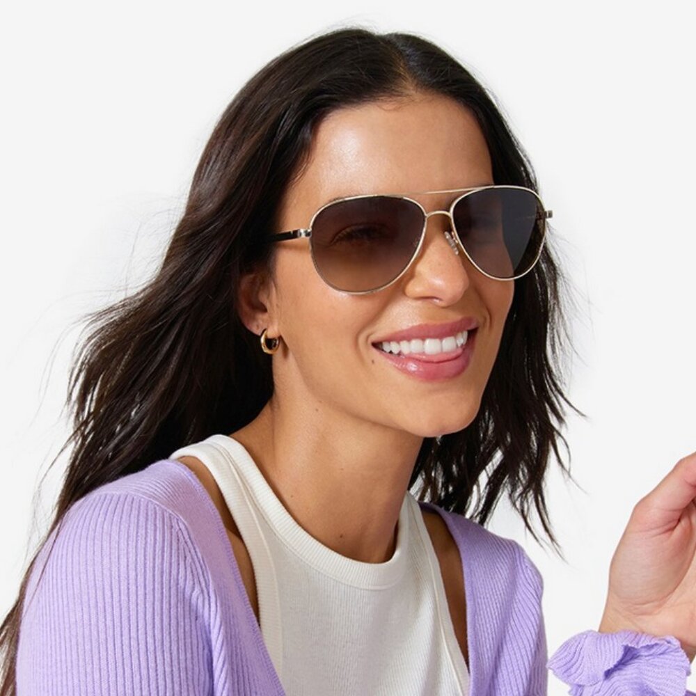 Kate Spade Emmaline Aviator in Rose Gold TAG - Picture 4 of 5